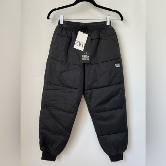 🩷 Zara - Kids, Alastair Mckimm, Snow Pants Limited Edition - Black. Size: M. NWT - Picture 1 of 12